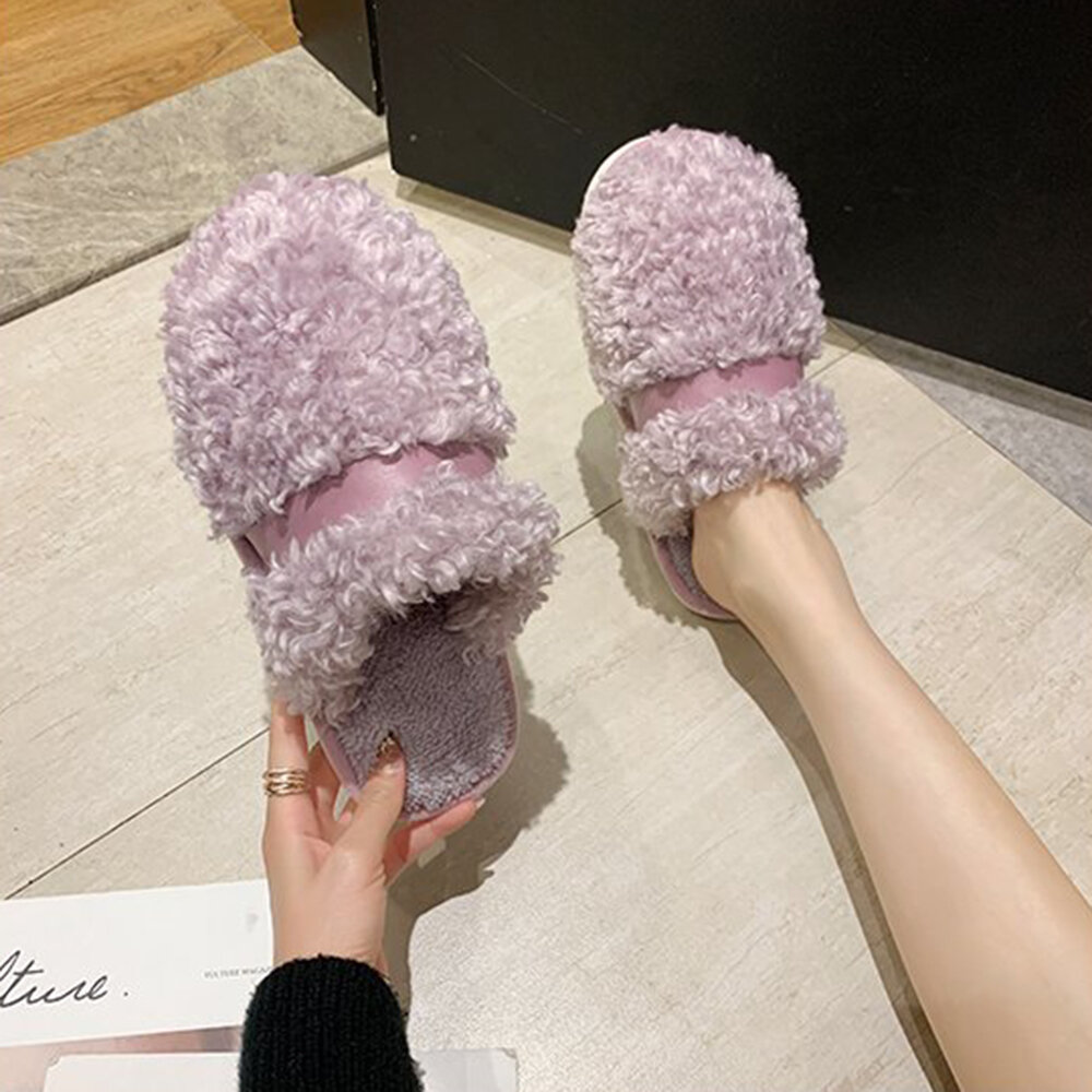 Women Warm Lined Non Slip Home Comfy Plush Cotton Slippers Women Warm Lined Non Slip Home Comfy Plush Cotton Slippers
