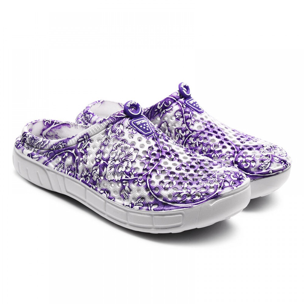 Women Hollow Out Breathable Backless Summer Beach Slippers Women Hollow Out Breathable Backless Summer Beach Slippers